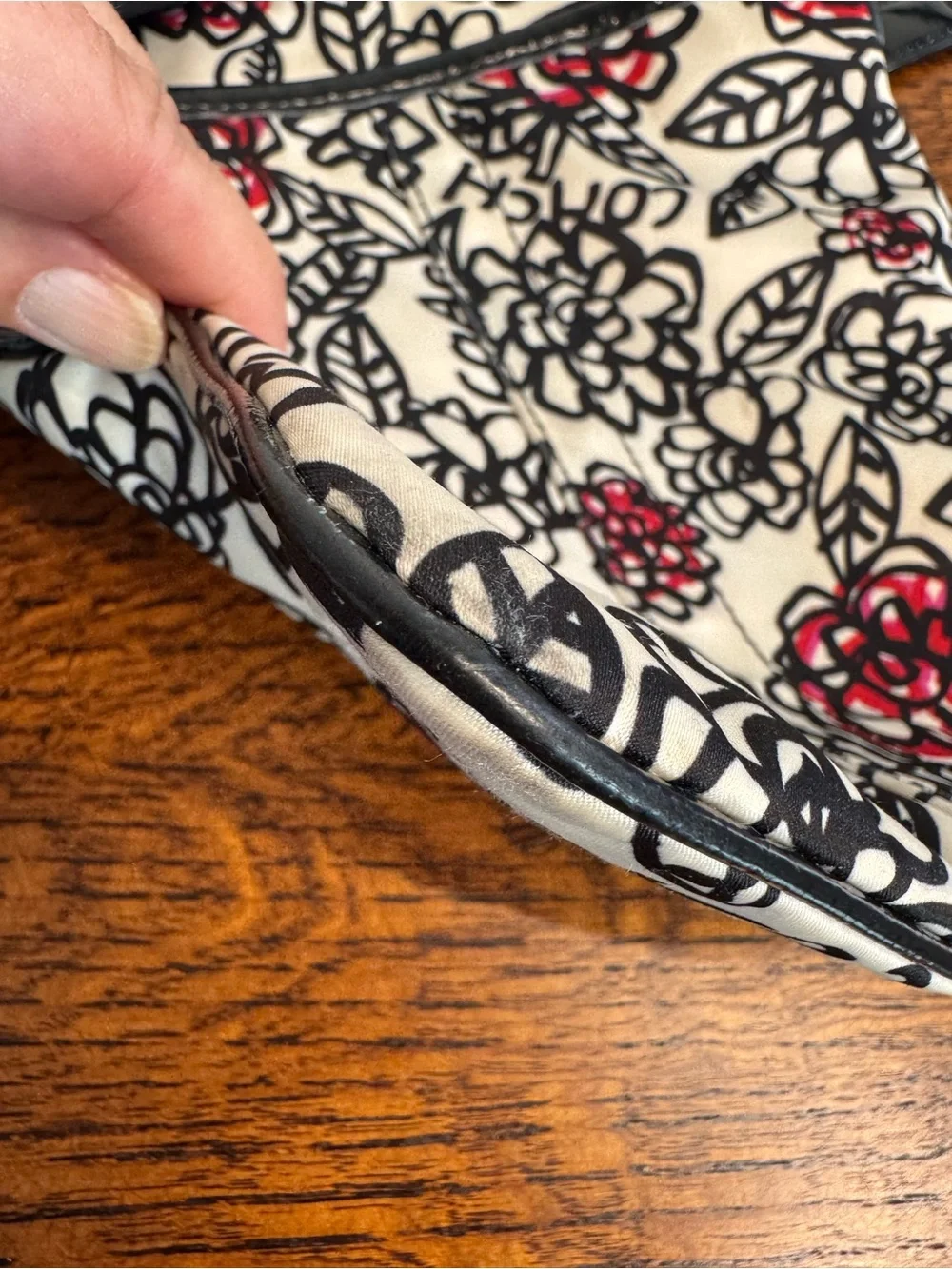 Coach Poppy Kyra Floral Graffiti Crossbody Bag - EUC